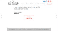Desktop Screenshot of live-traders.fr